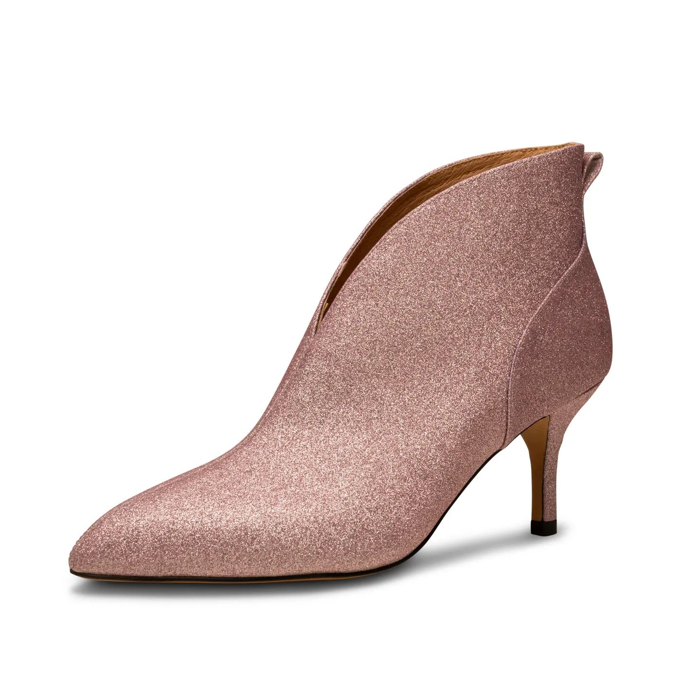 Valentine low bootie glitter - LILAC GLITTER