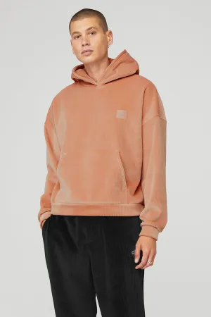 Velour Baller Hoodie - Soft Clay