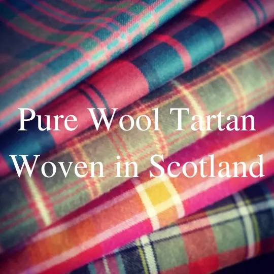 Velvet Backed Clutch Purse - Choose Your Own Tartan - Lined with Liberty Fabric
