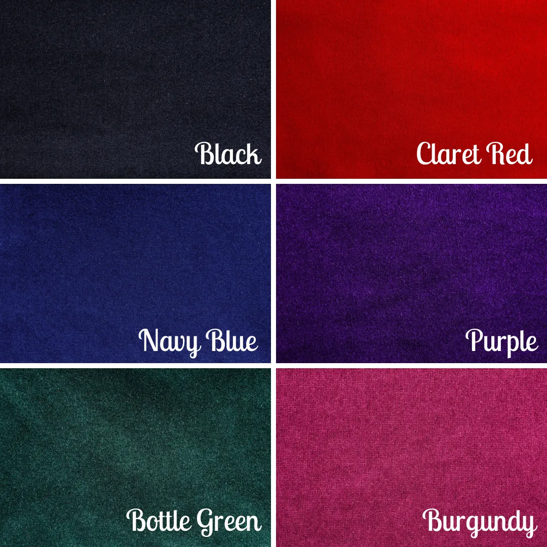 Velvet Backed Clutch Purse - Choose Your Own Tartan - Lined with Liberty Fabric