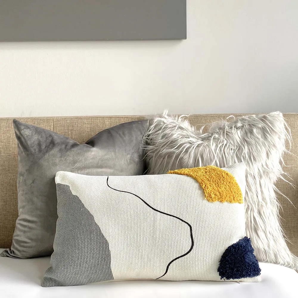 Velvet Pillow Cover - Shark