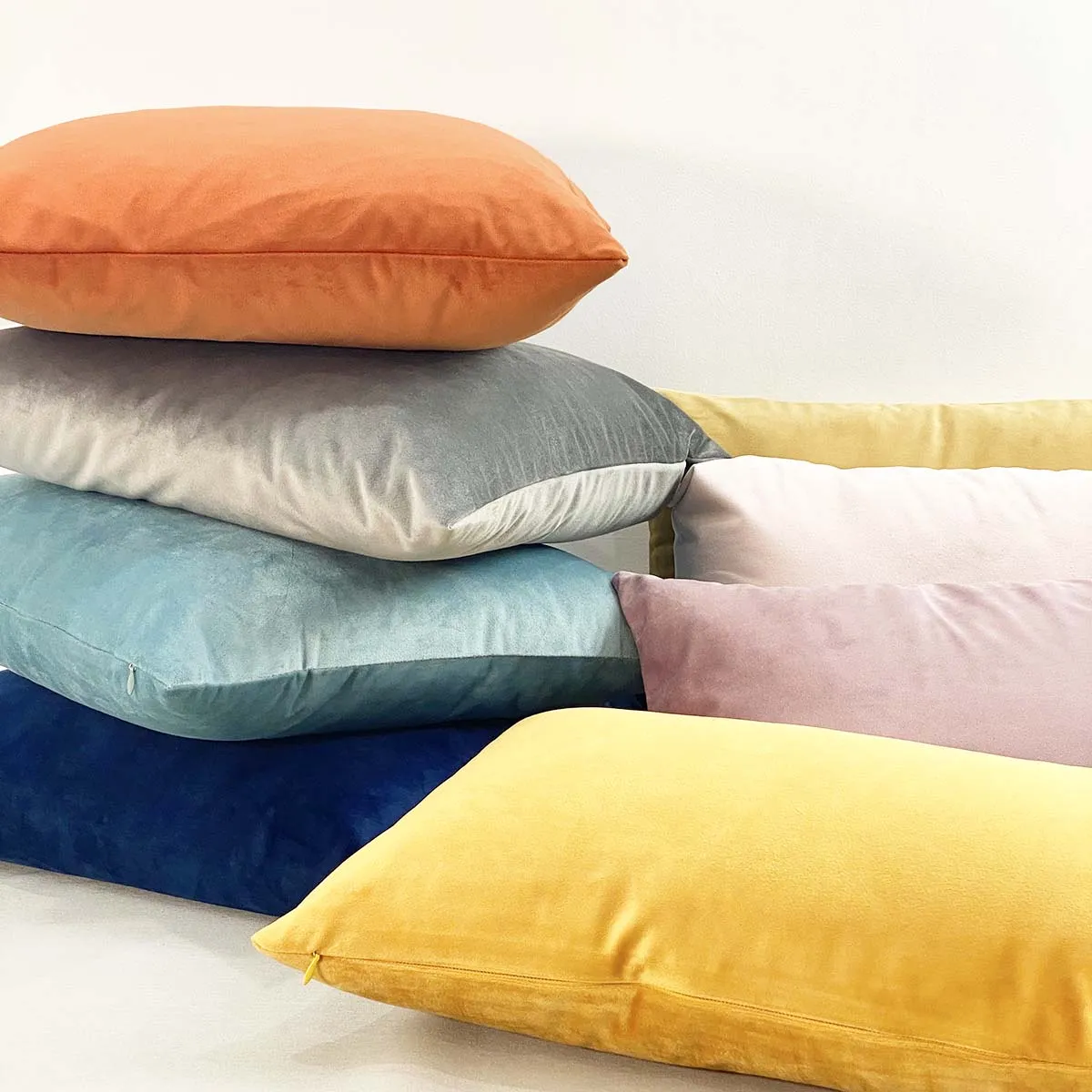 Velvet Pillow Cover - Teal