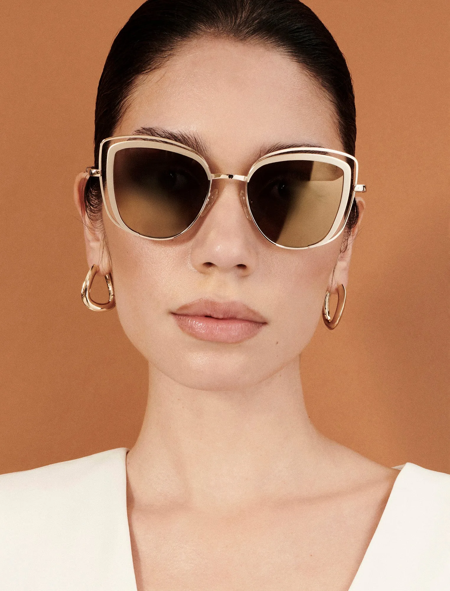 Vented Cat Eye Sunglasses