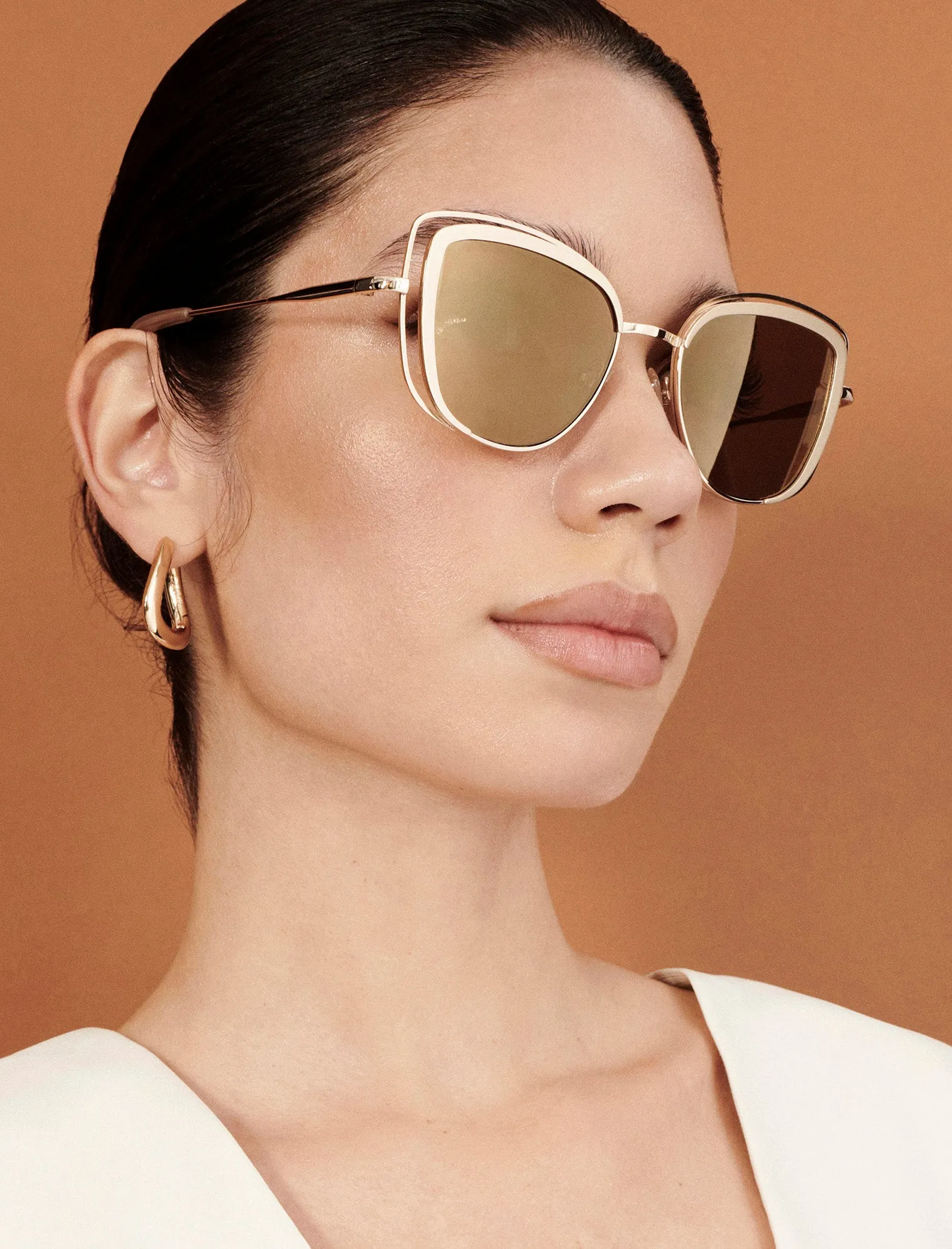 Vented Cat Eye Sunglasses