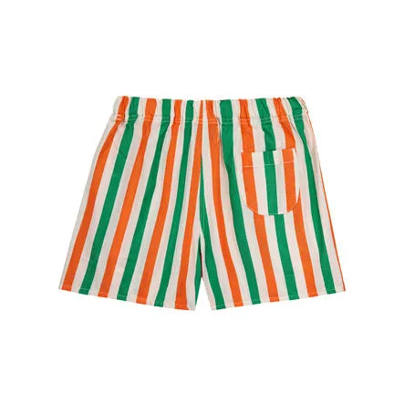 Vertical Stripes woven shorts