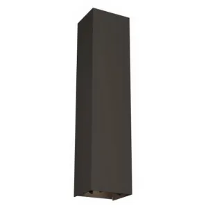 Vex 20 In. LED Outdoor Wall Sconce 199 Lumens 3000K Bronze Finish