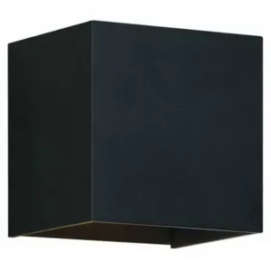 Vex 5 In. LED Outdoor Wall Sconce 554 Lumens 2700K Black Finish
