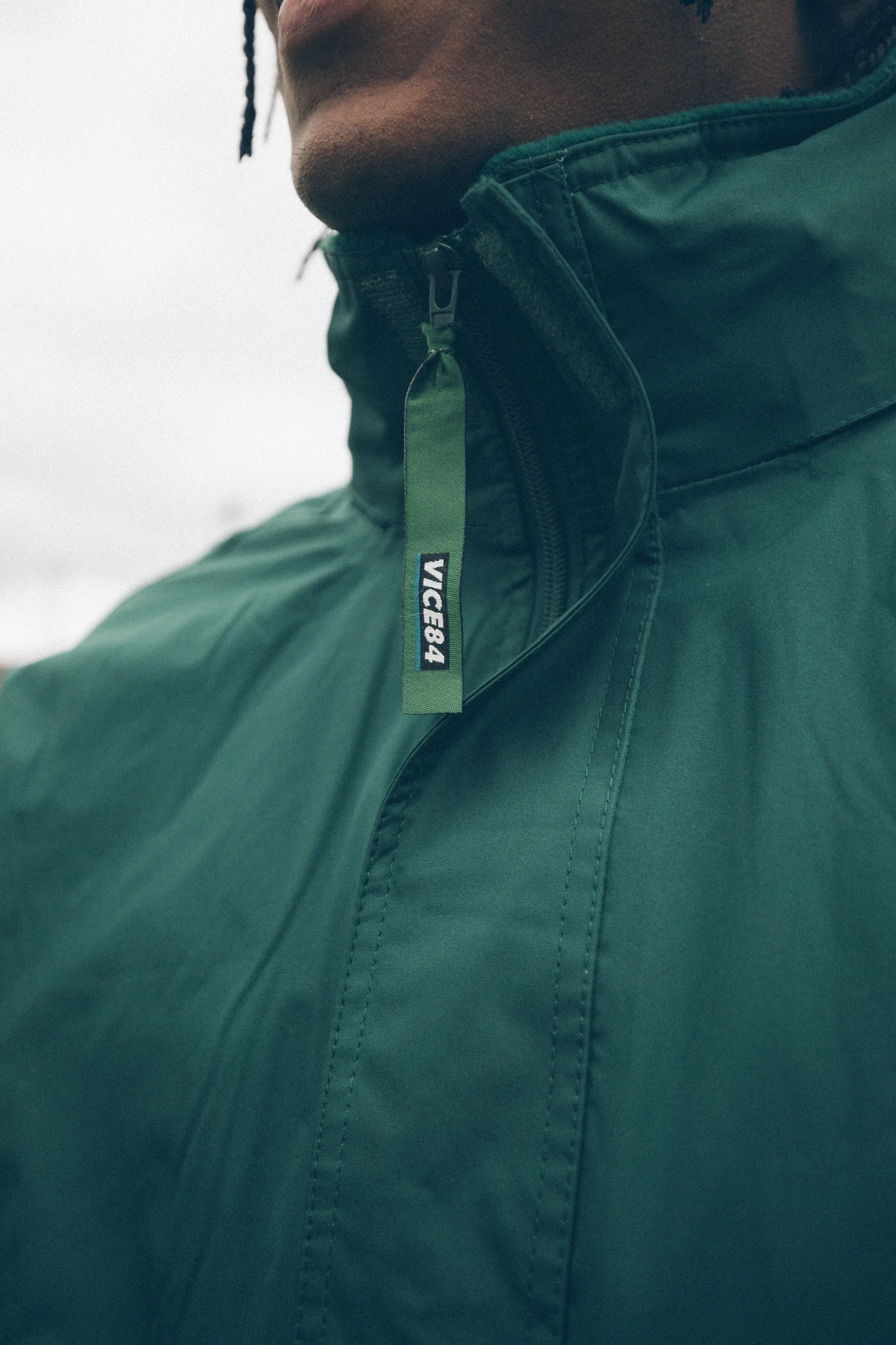 Vice 84 'Classics' Retro Jacket - Bottle Green