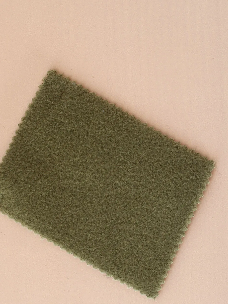 Victor Wool/Cashmere fleece - Avocado