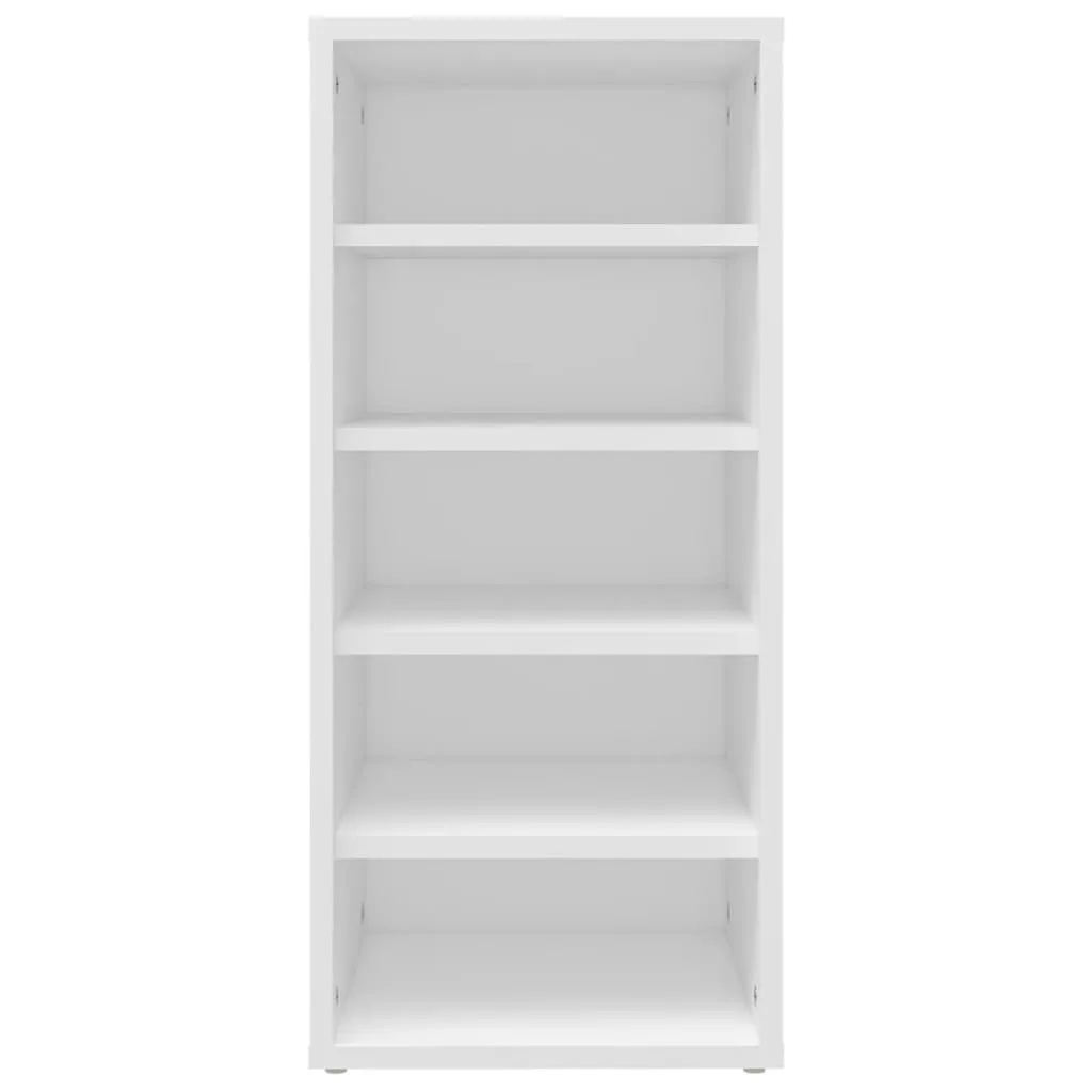 vidaXL Shoe Cabinet White 31.5x35x70 cm Engineered Wood