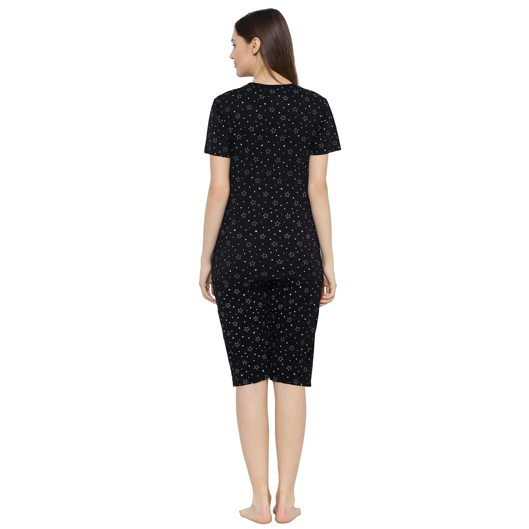 Vimal Jonney Black Women's Night Suit