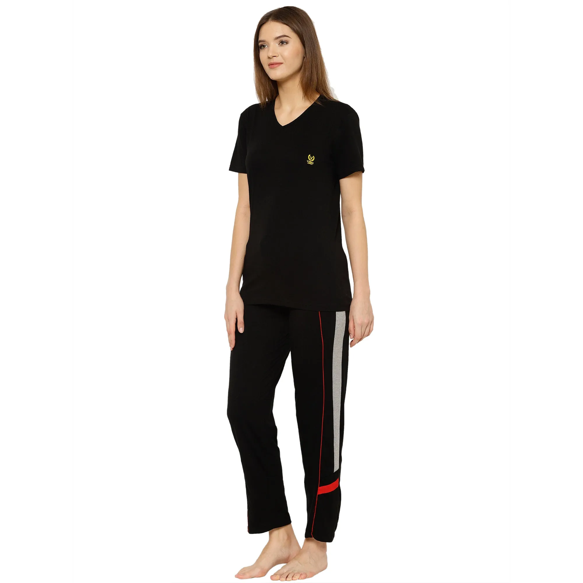 Vimal Jonney Black Women's Night Suit