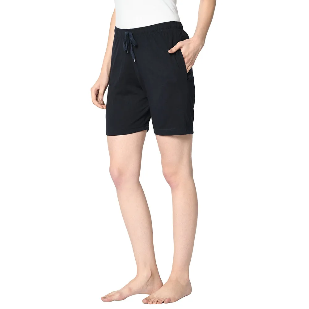 Vimal Jonney Blue Shorts For Women's
