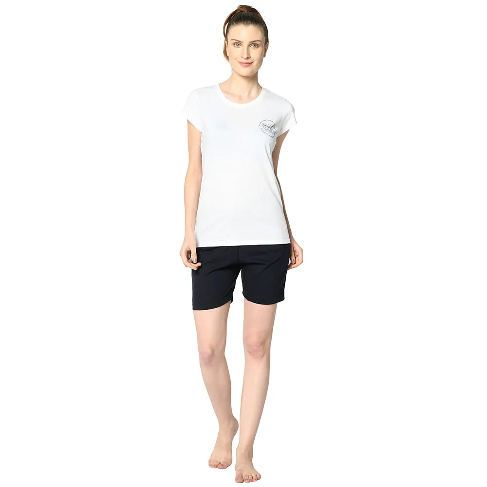Vimal Jonney Blue Shorts For Women's