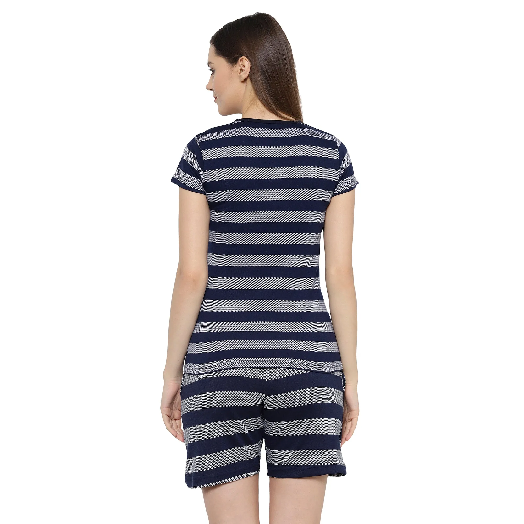 Vimal Jonney Dark Blue Women's Night Suit