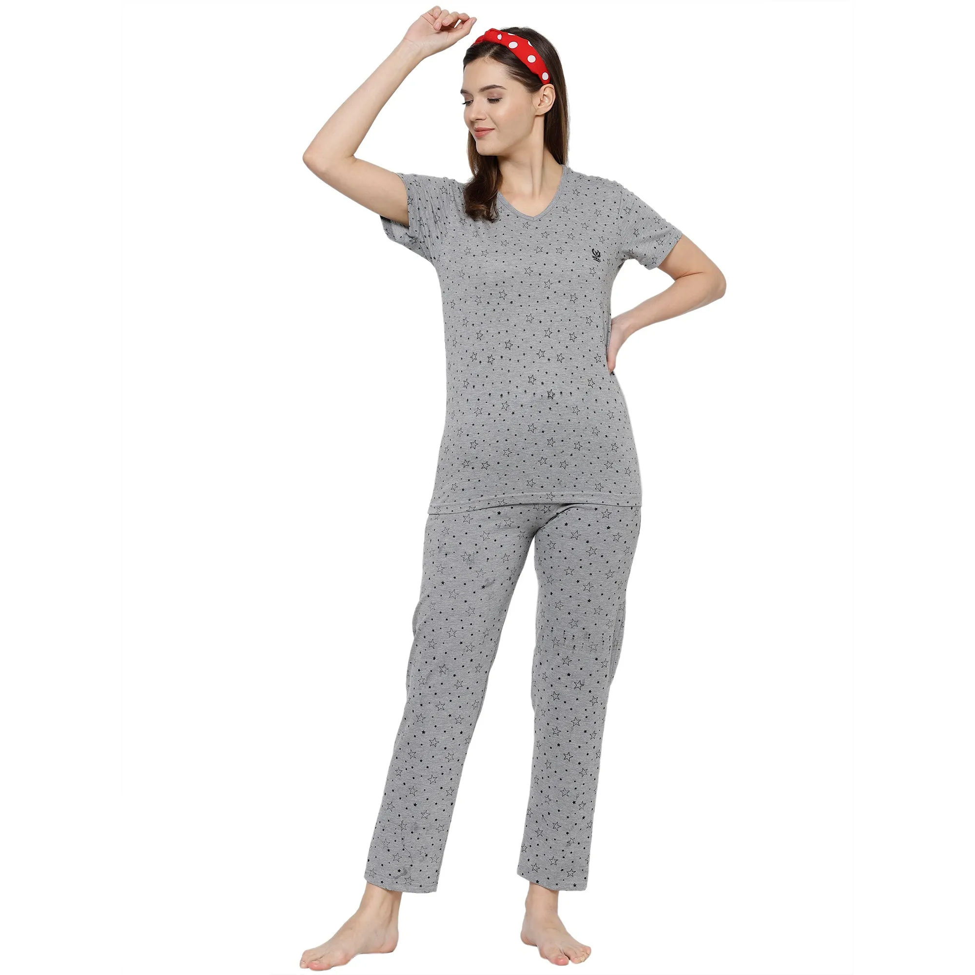 Vimal Jonney Grey Women's Night Suit