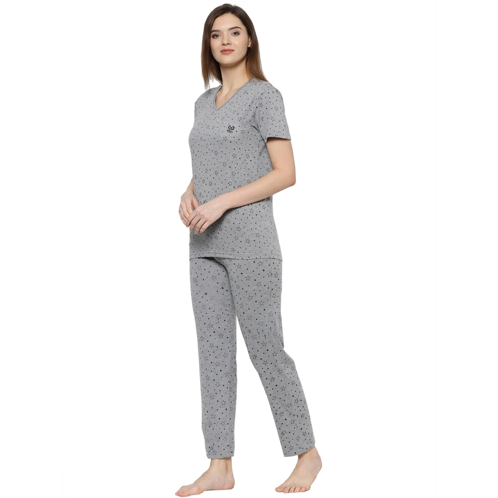 Vimal Jonney Grey Women's Night Suit