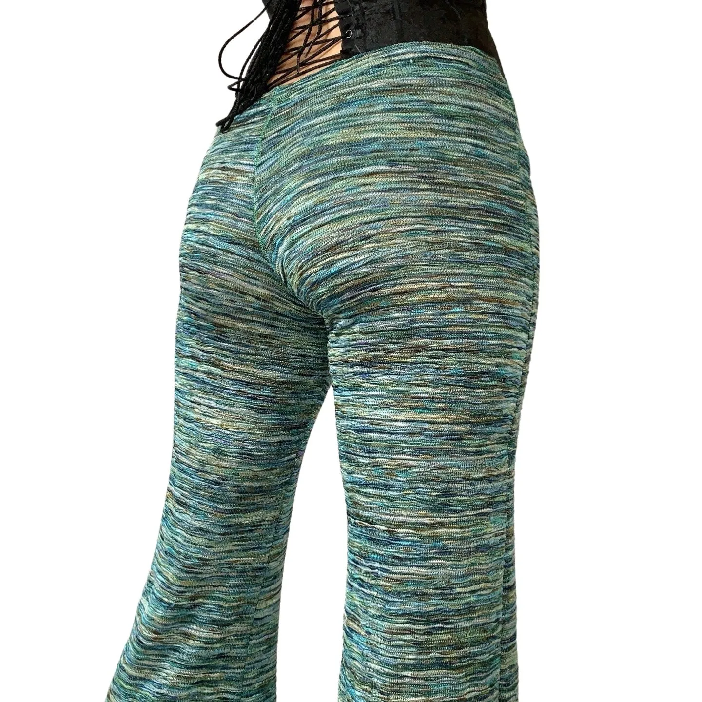 Vintage Aqua Knit Pants (S)