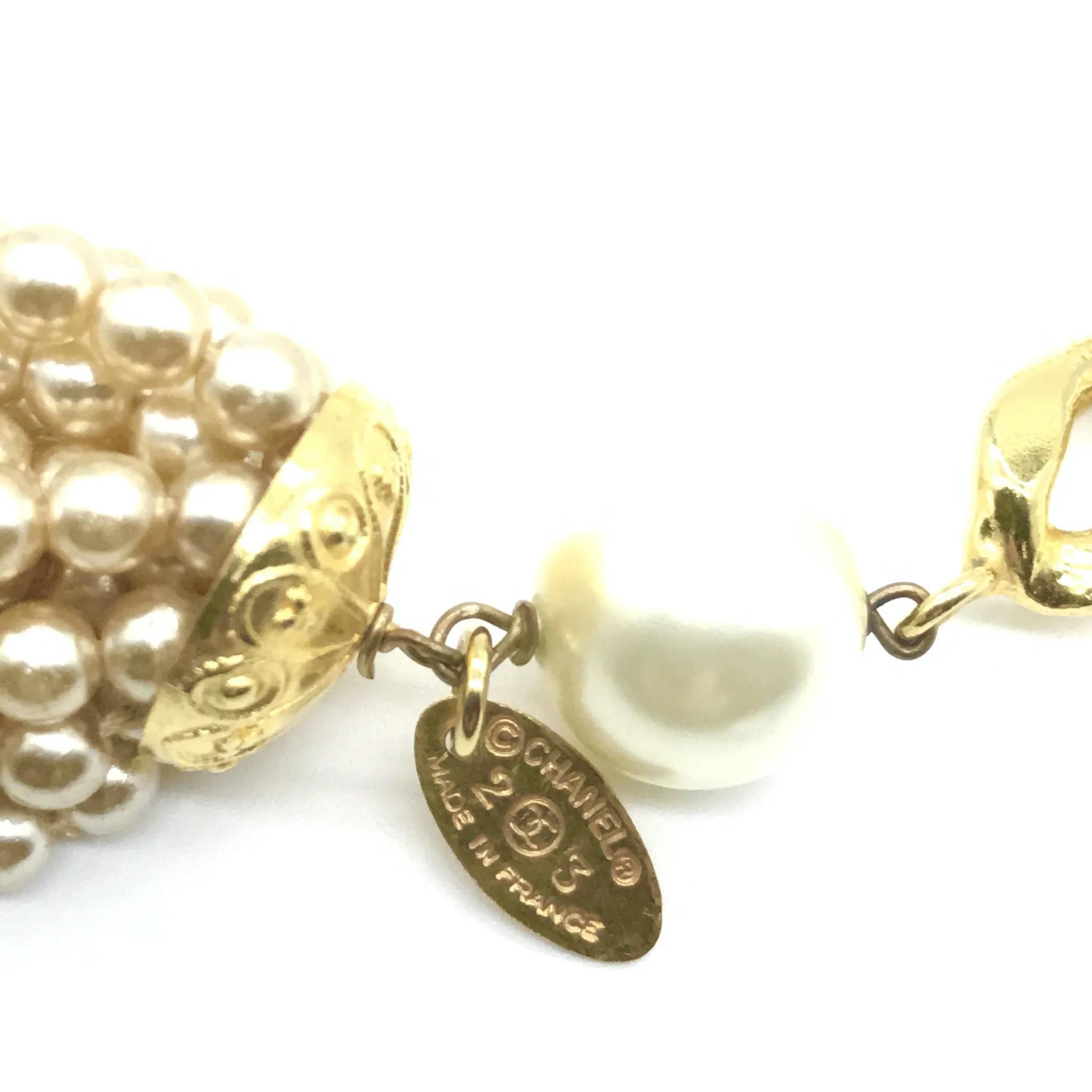 Vintage Chanel Pearl Necklace/Belt with Pearl Tassel