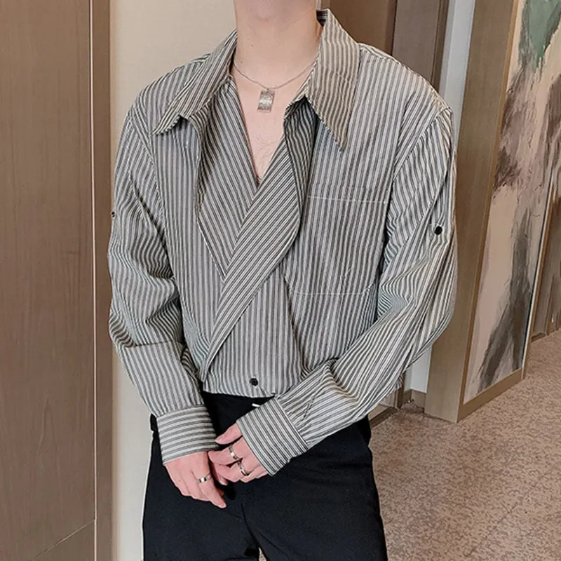 Vintage Chic Striped Shirt