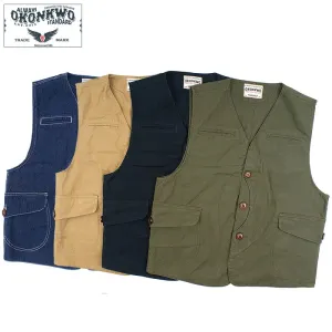 Vintage Game Pocket Canvas Vest for Men - Four Colors