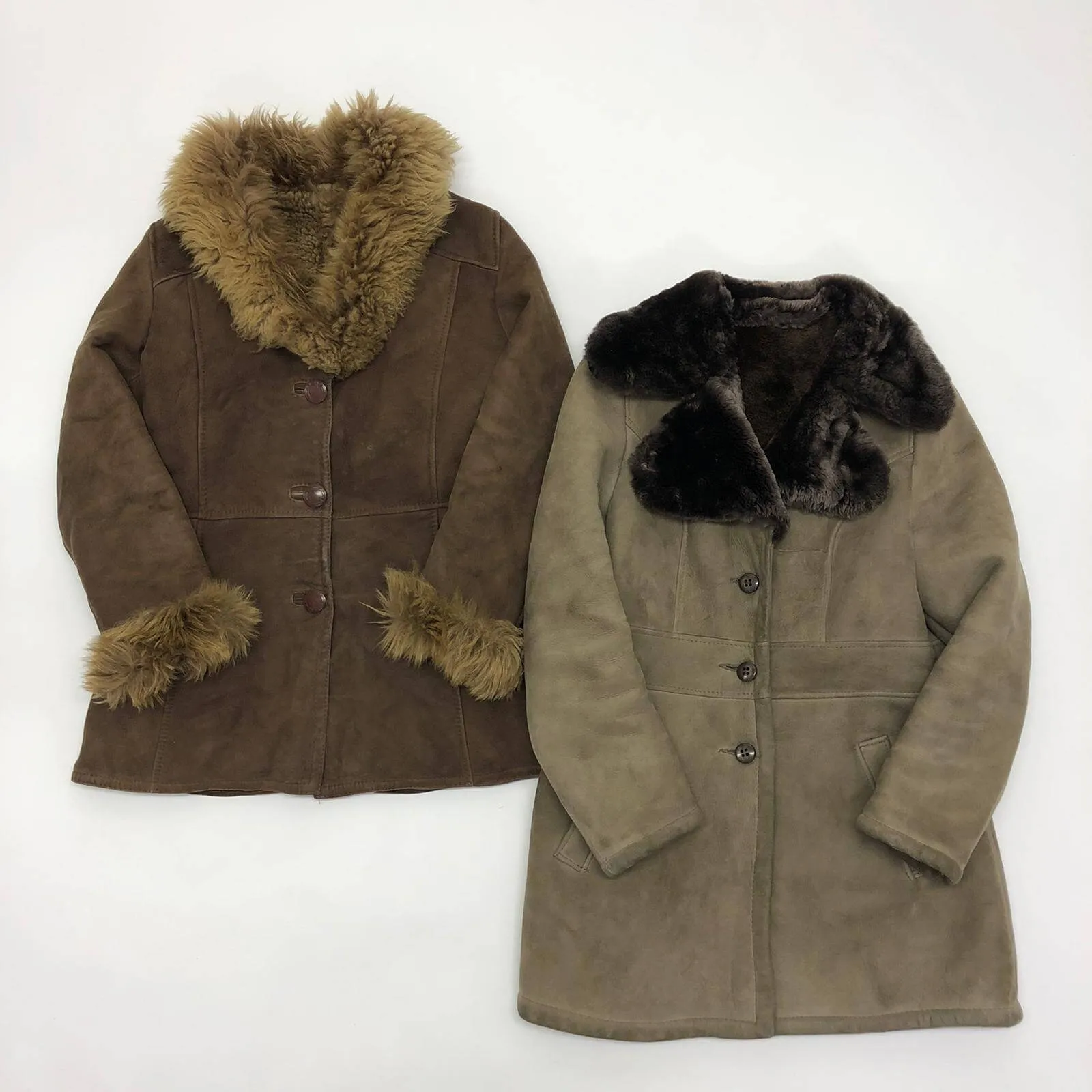Vintage Ladies Sheepskin Coats