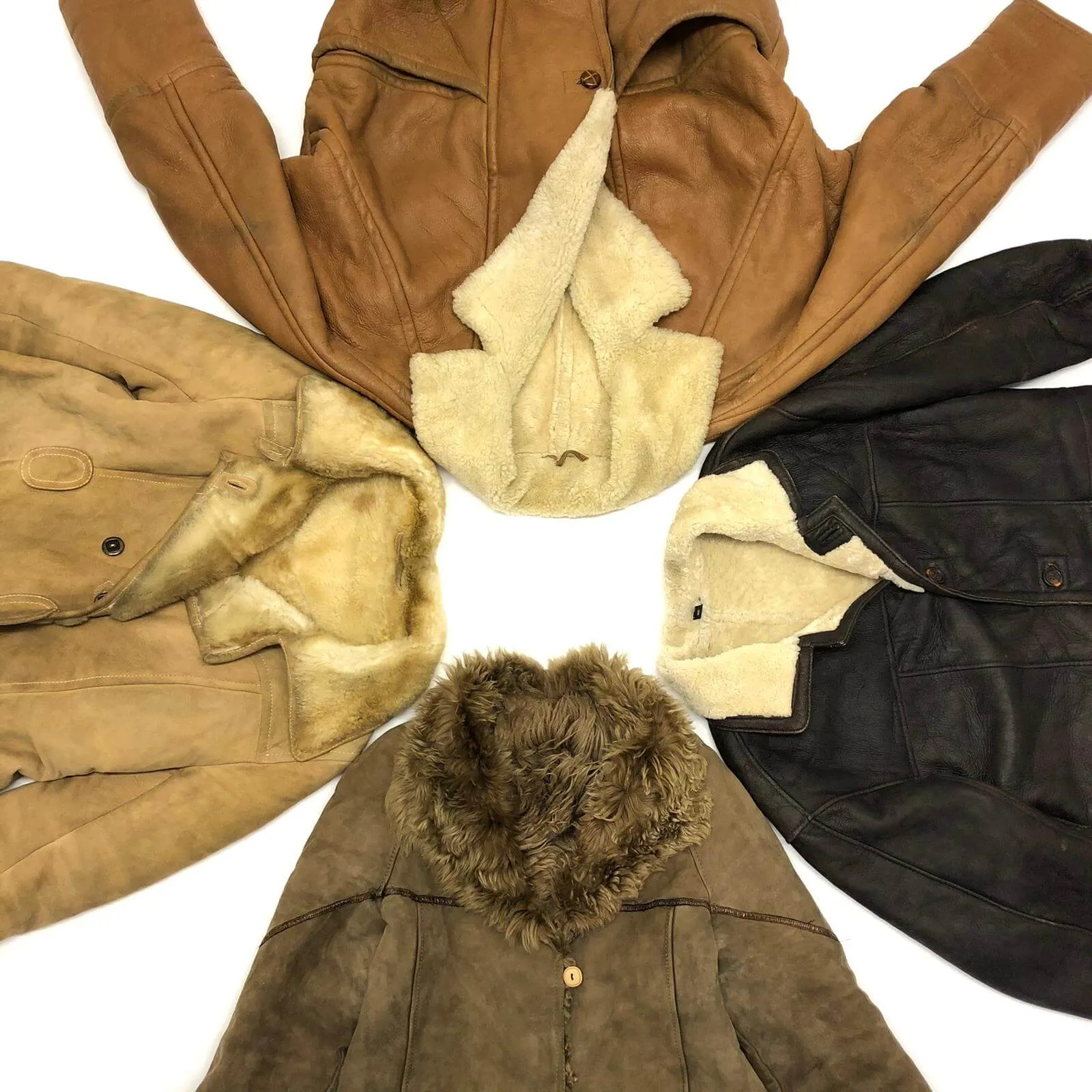 Vintage Ladies Sheepskin Coats