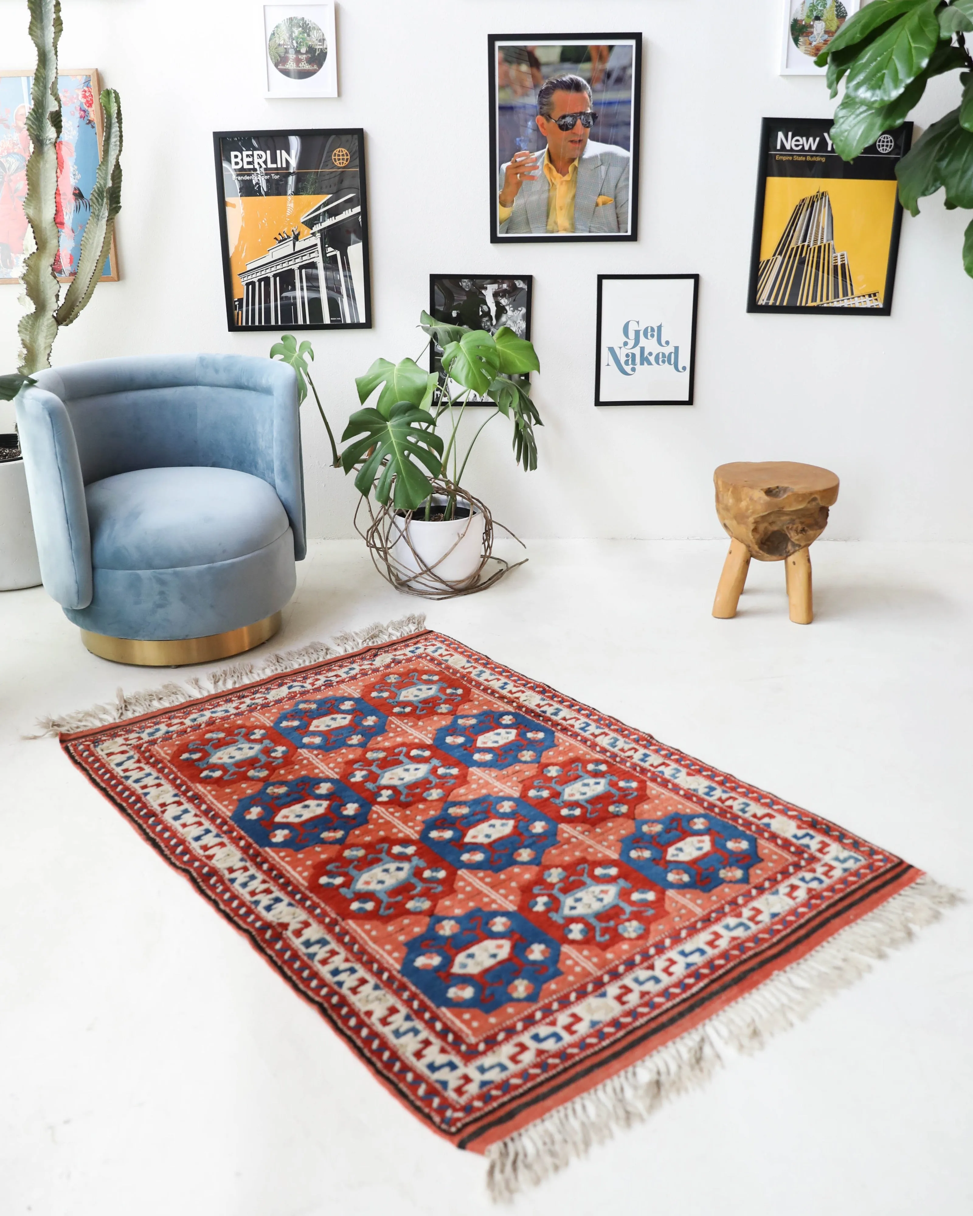 Vintage Pergamum Rug 3'7"x5'4"