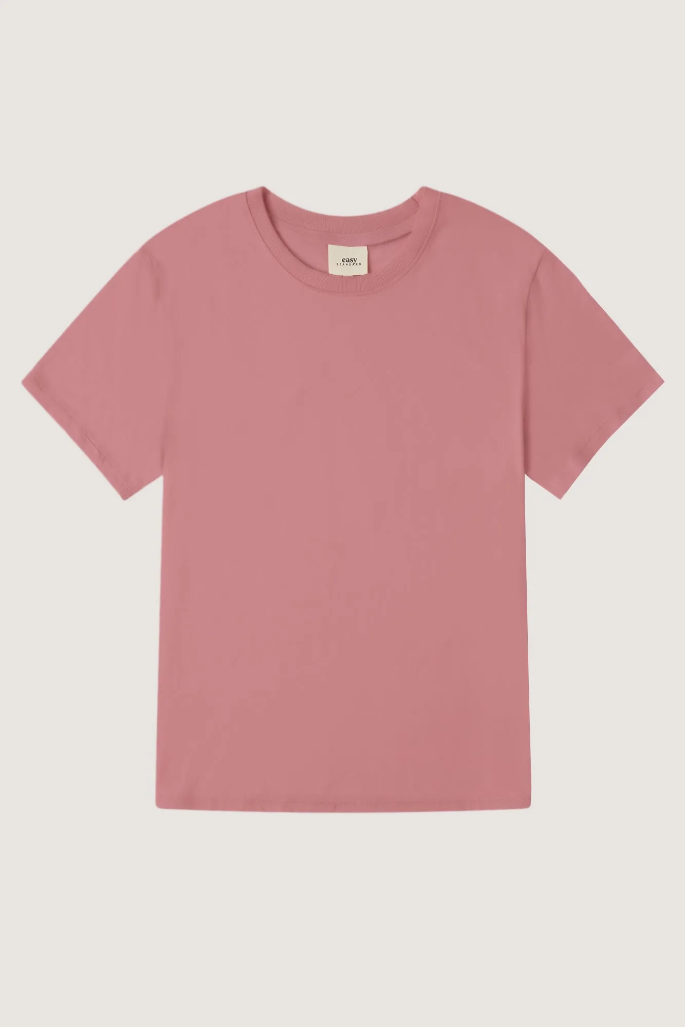 Vintage Relaxed Crew Neck T-Shirt (Dusty Rose)