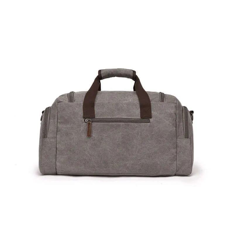 Vintage Style Canvas Duffle Bag 32L