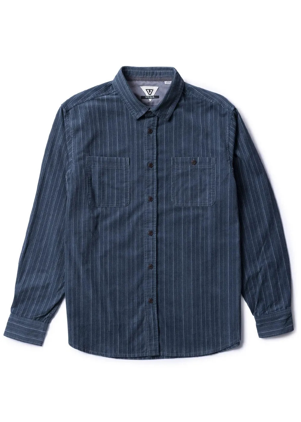 Vissla Rails Cord LS Shirt - MIDNIGHT