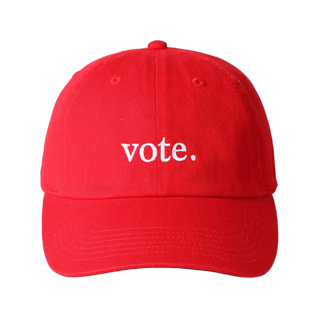 Vote Baseball Embroidered Hat - Adult