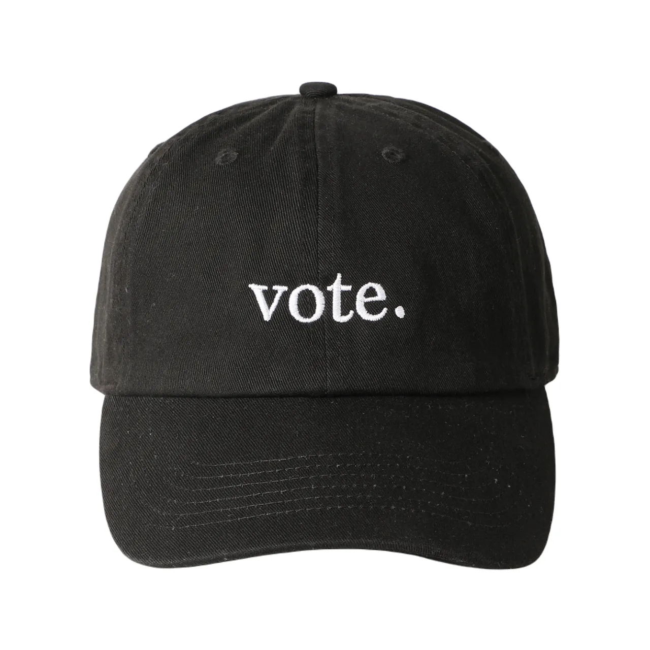 Vote Baseball Embroidered Hat - Adult