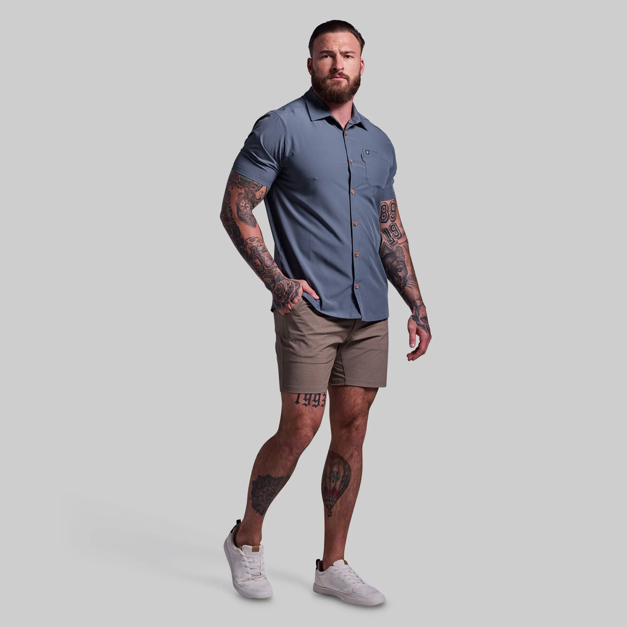 Voyager Button Up (Slate)