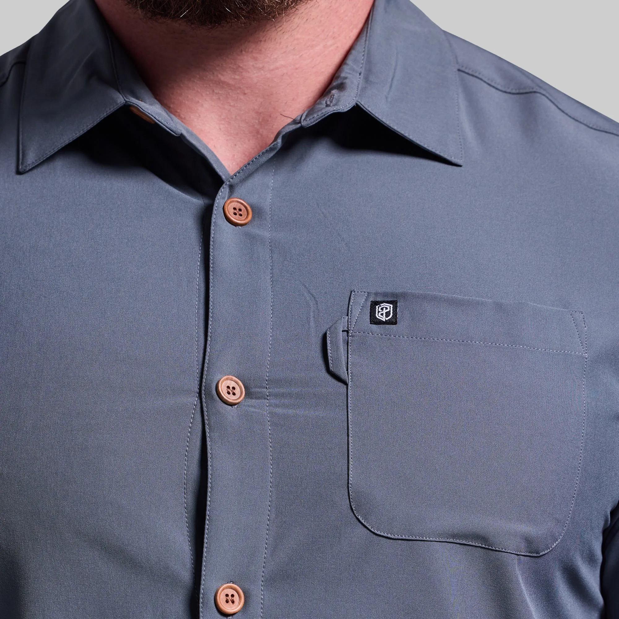 Voyager Button Up (Slate)