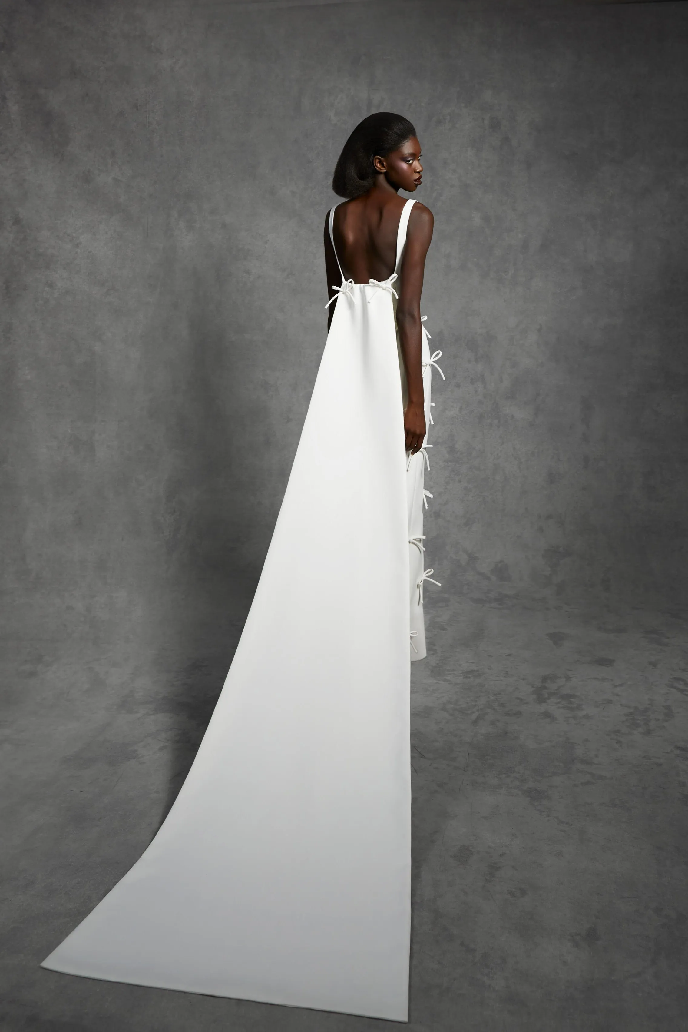 VRM363 - Polka Dot Bow Empire Gown