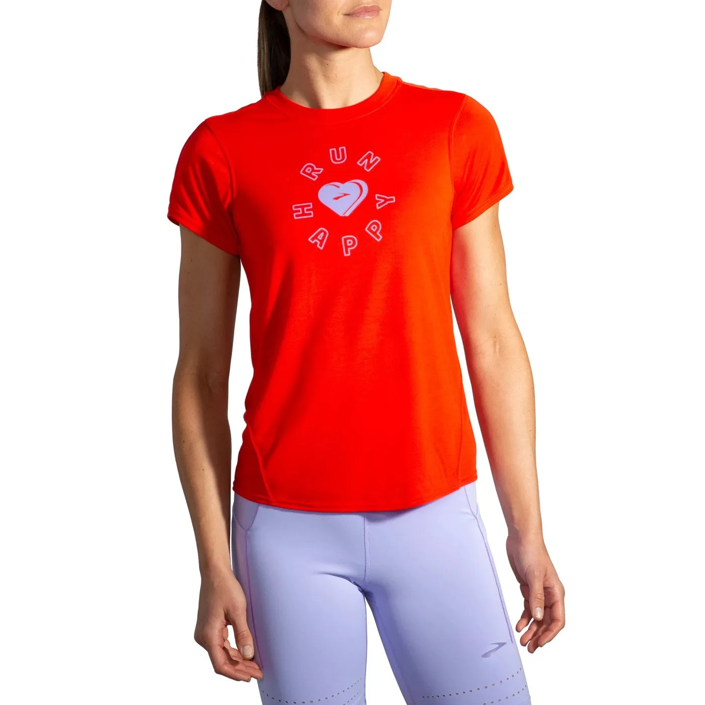 W Brooks Distance Graphic Short Sleeve