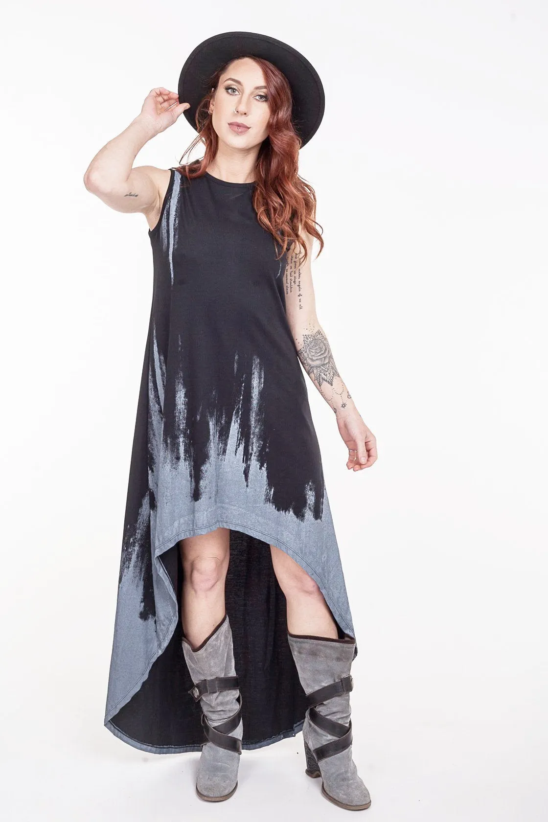 Wabi-Sabi Hi-Low Dress