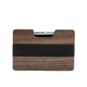 Walnut Wallet Card Holder