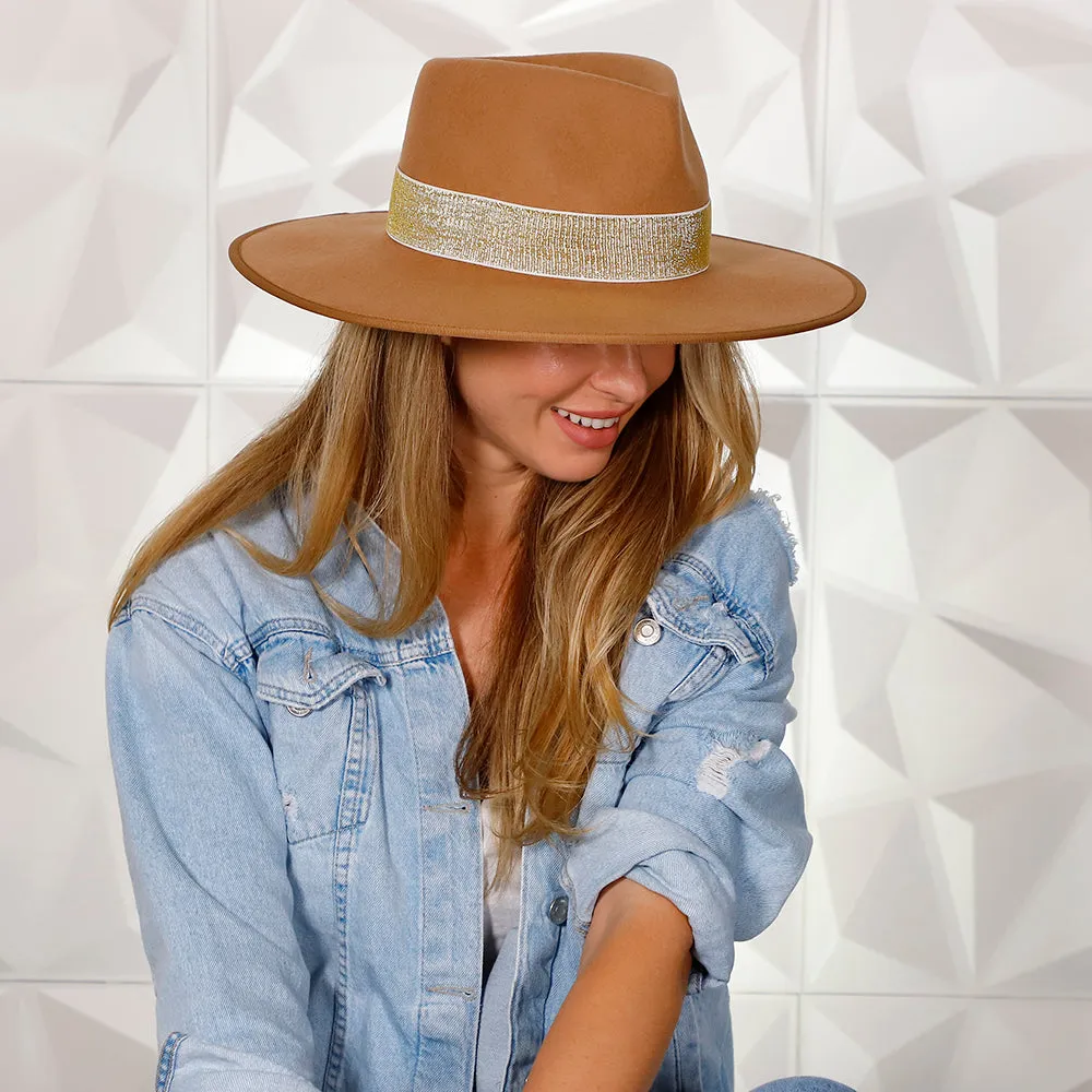 Walrus Hats Castle Brown w/ Festival Bands Wool Fedora Hat