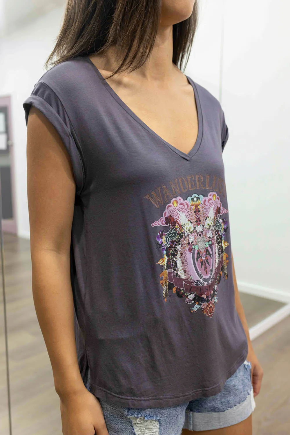 Wanderlust Basic Tee