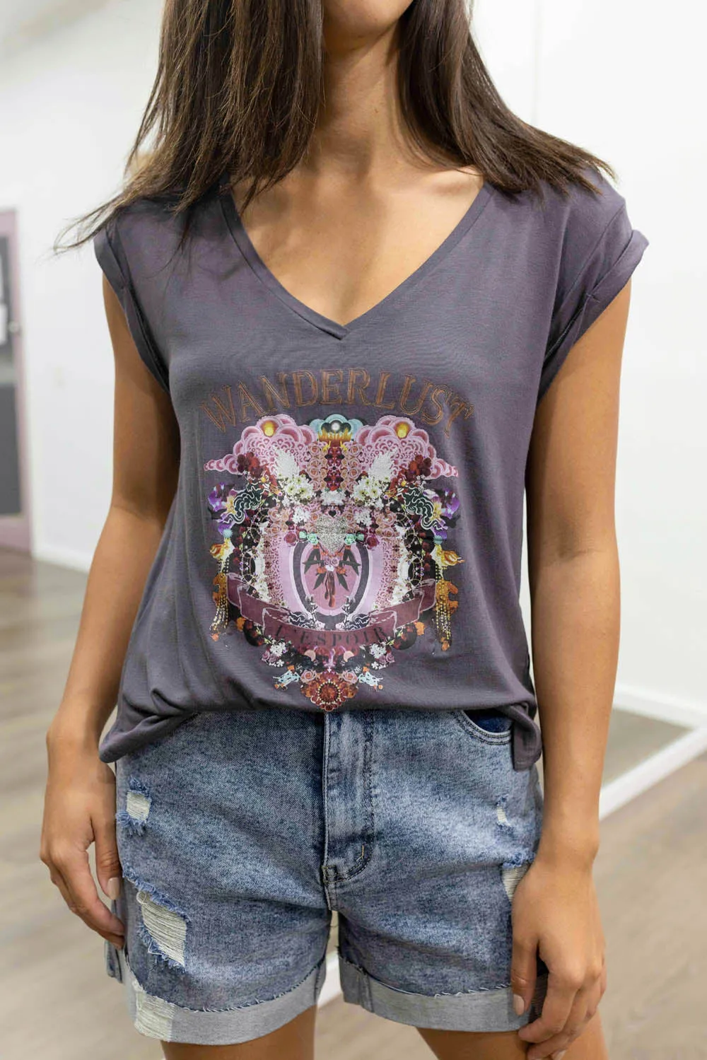 Wanderlust Basic Tee