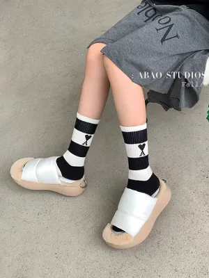 Warm Plush Slippers - White
