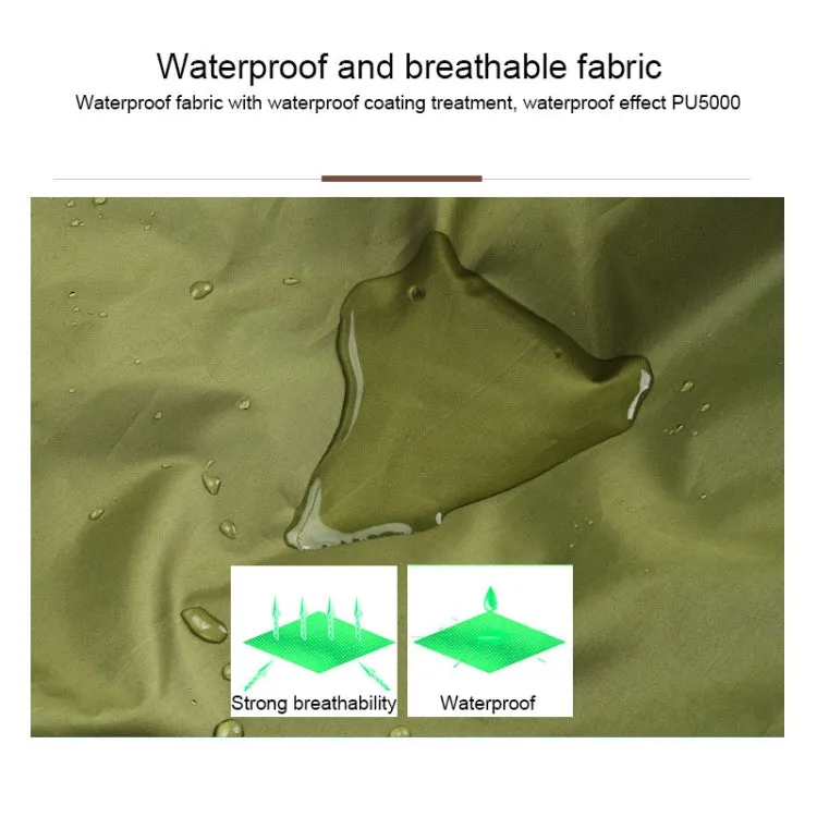 Waterproof Dustproof Backpack Rain Cover Portable Ultralight Outdoor Tools Hiking Protective Cover 50-60L(Digital Camouflage)