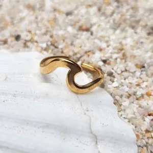 WAVES  - ROSE GOLD / GOLD & SILVER WATERPROOF TOE RINGS