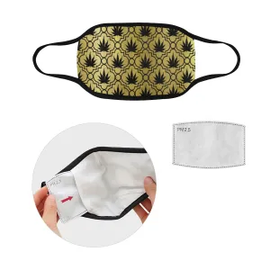 WEEDY GOLD Mouth Mask in One Piece (2 Filters Included)