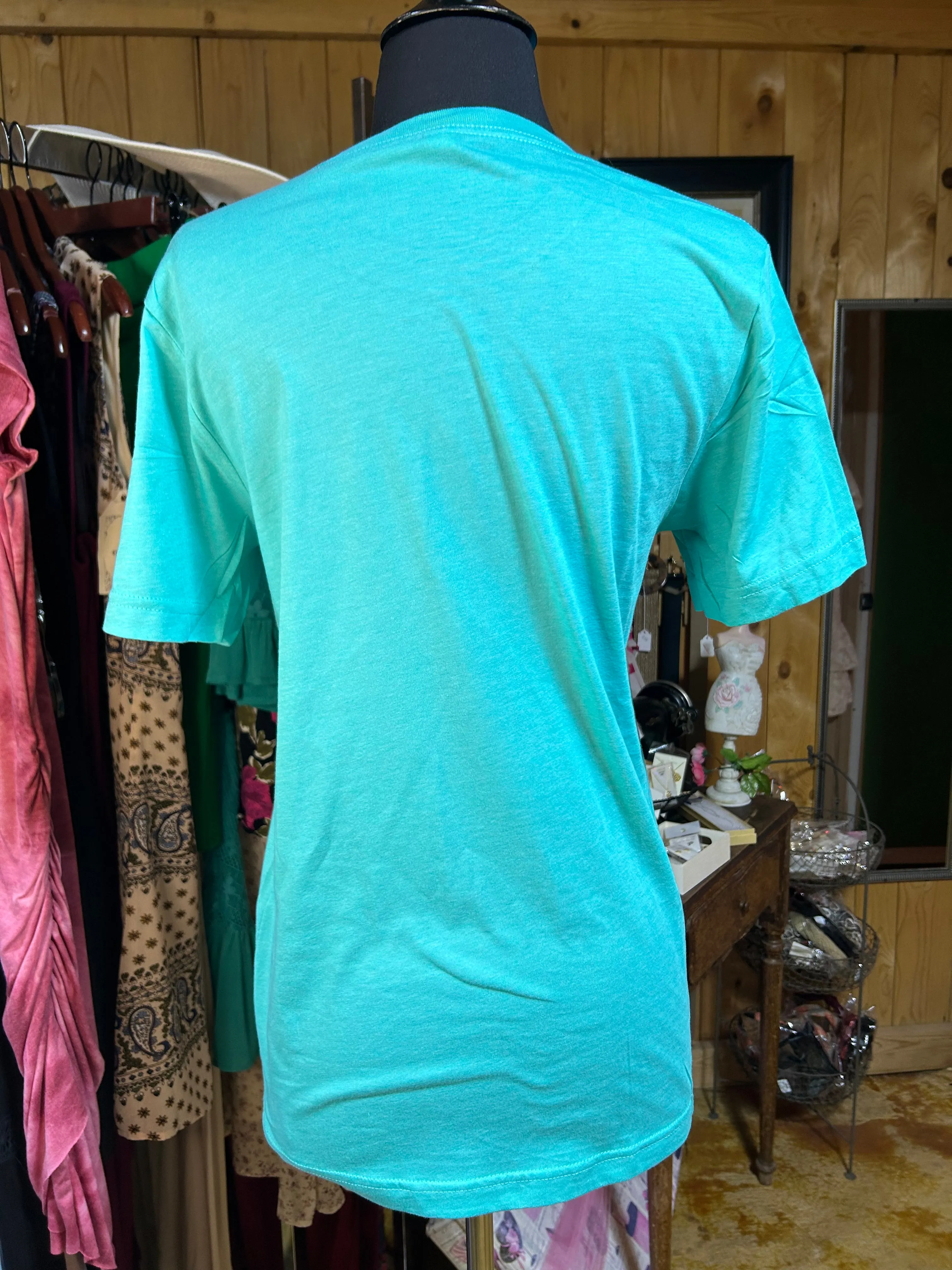 Western T-Shirt Kick Dust Cowgirls’ Turquoise