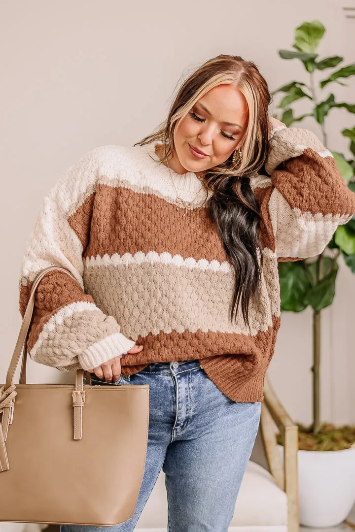 What Can I Say Cable Knit Sweater