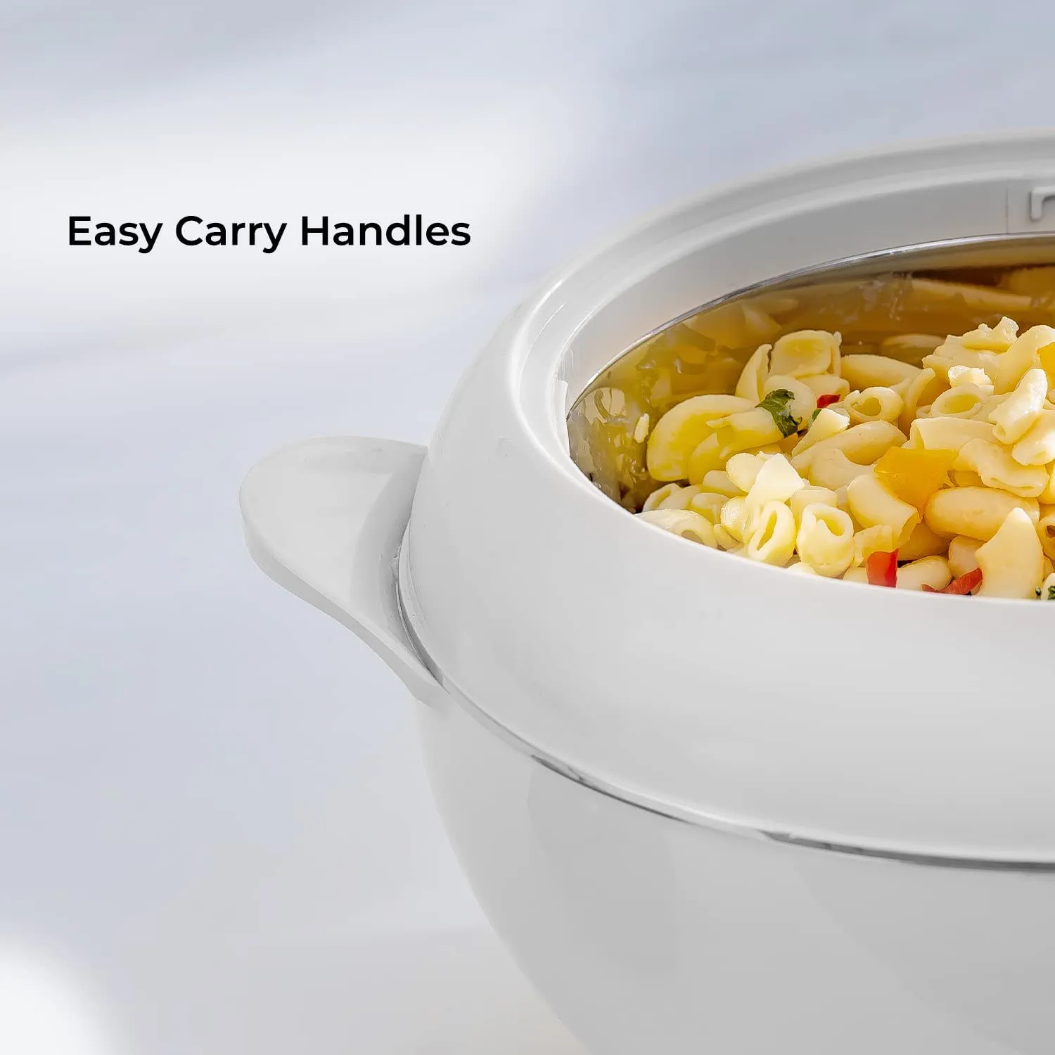 White Casserole Hot Pot Food Warmer 5L
