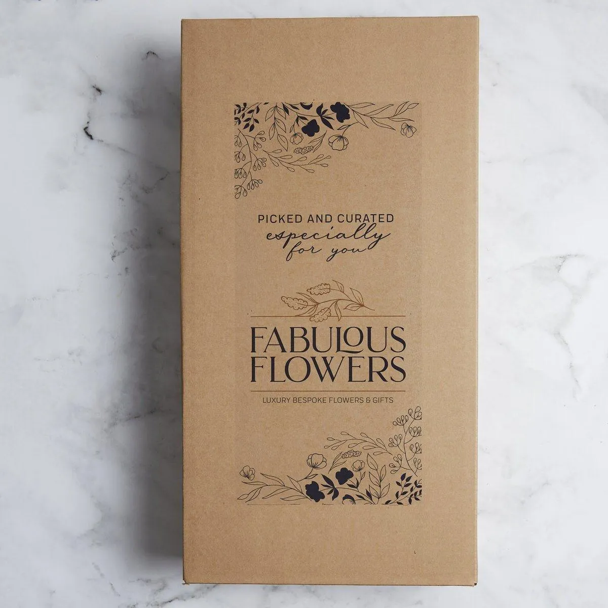 White Flowers in a Box